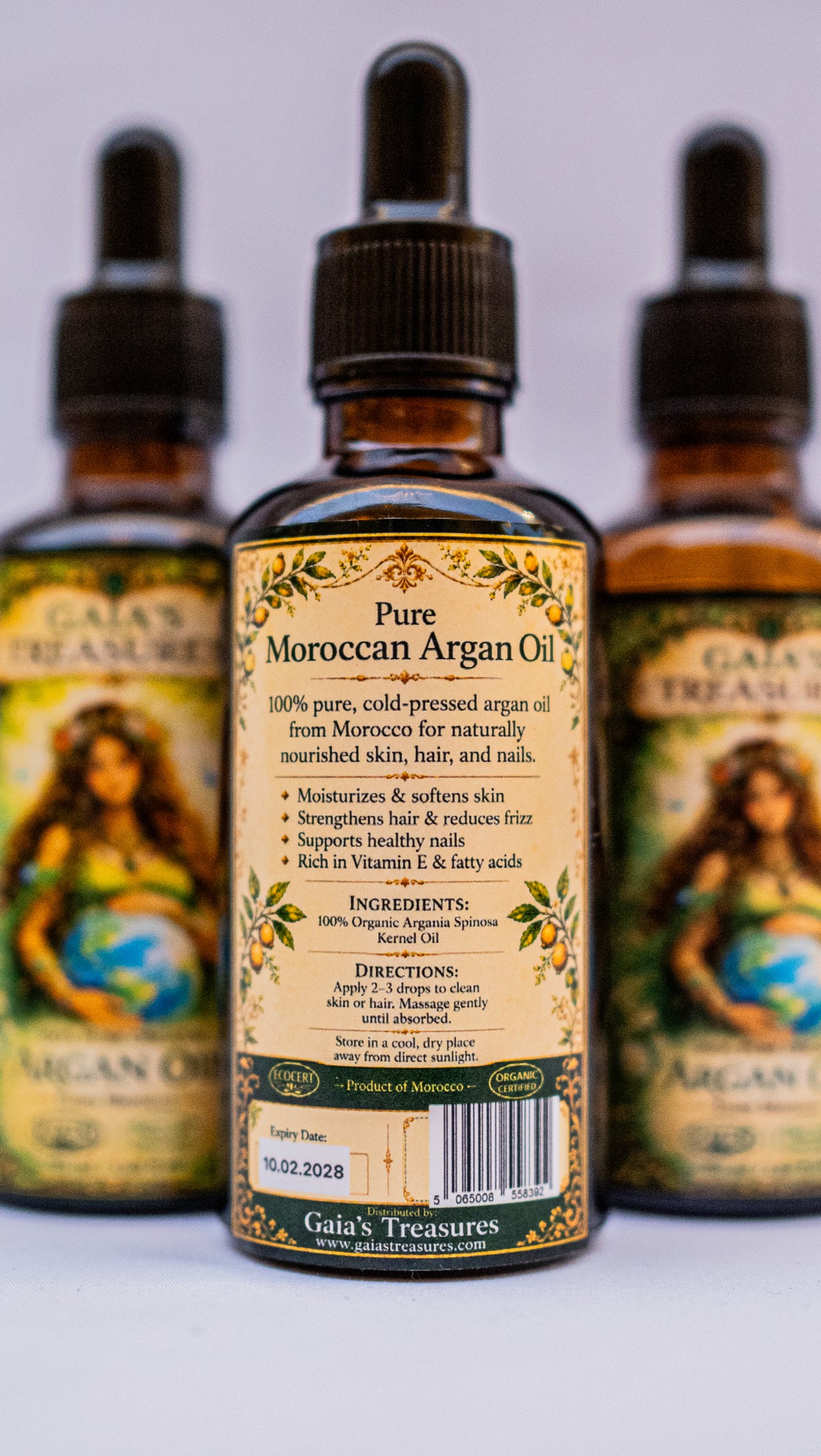 Organic Eco-Certified Argan Oil 100 ml