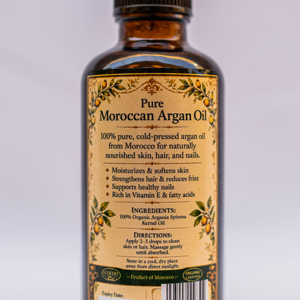 Organic Eco-Certified Argan Oil 100 ml