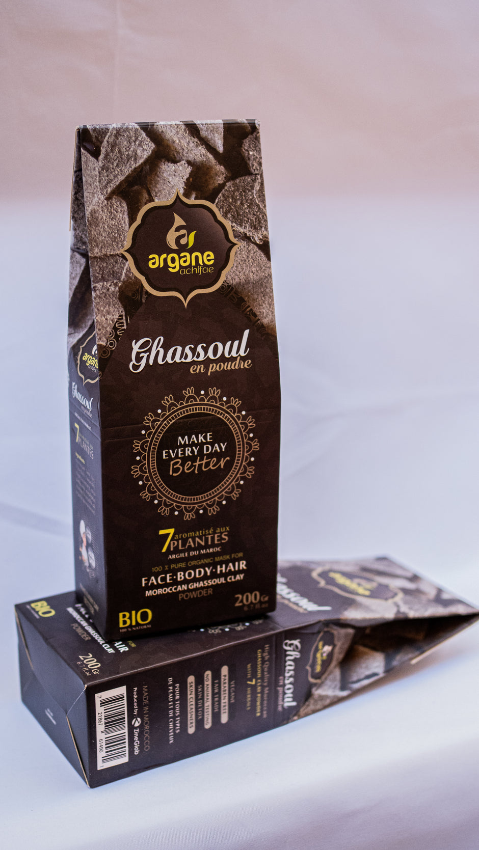 Moroccan Ghassoul Clay Powder with 7 Herbs