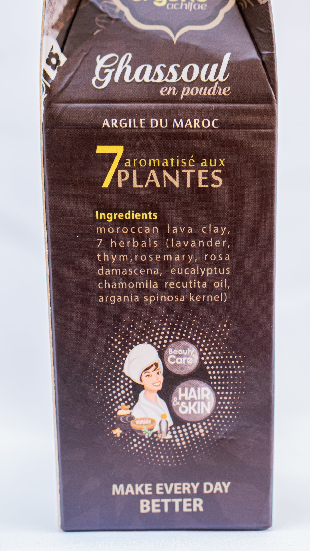 Moroccan Ghassoul Clay Powder with 7 Herbs