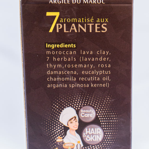Moroccan Ghassoul Clay Powder with 7 Herbs