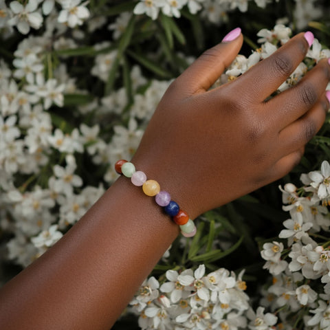 Chakra Balancing Mixed Gemstone Bracelet
