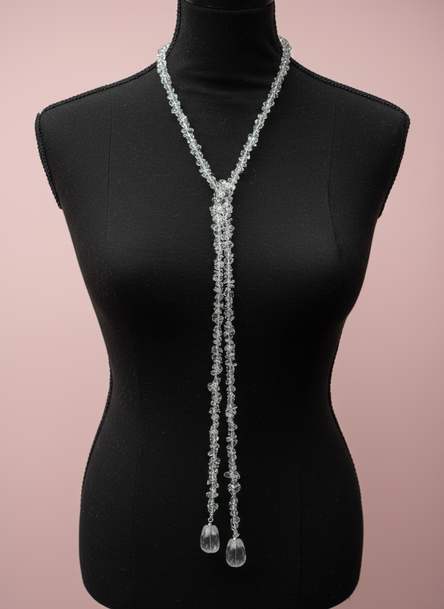 Crystal Quartz Chip Multi-Way Necklace