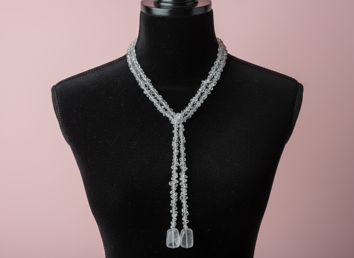 Crystal Quartz Chip Multi-Way Necklace