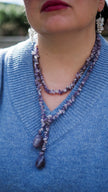 Amethyst Chip Bead Multi-Way Necklace