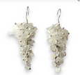 Rainbow Moonstone Chip Drop Earrings with Sterling Silver hooks
