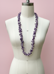 Amethyst Chunky Chip Necklace